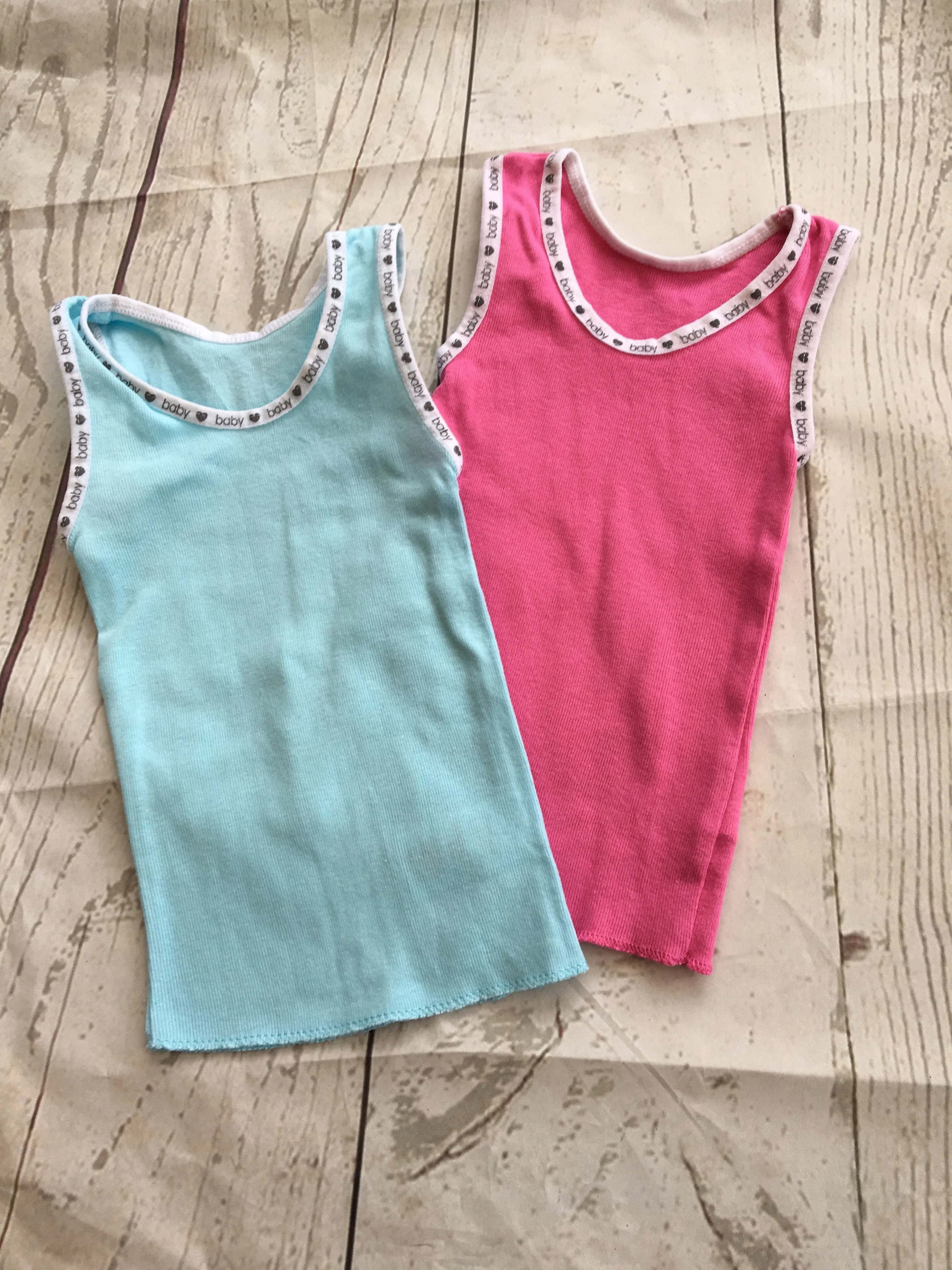 0-3 Months Summer Tops x 2