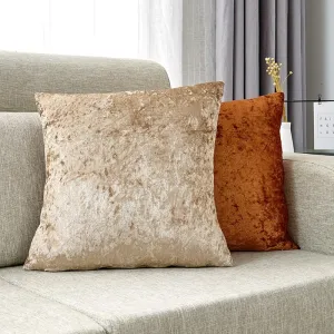 18x18 Crushed Velvet Pillow Covers