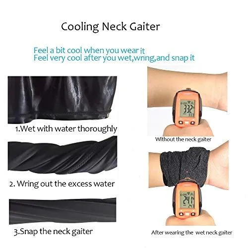 4pcs Breathable Cooling Neck Gaiter