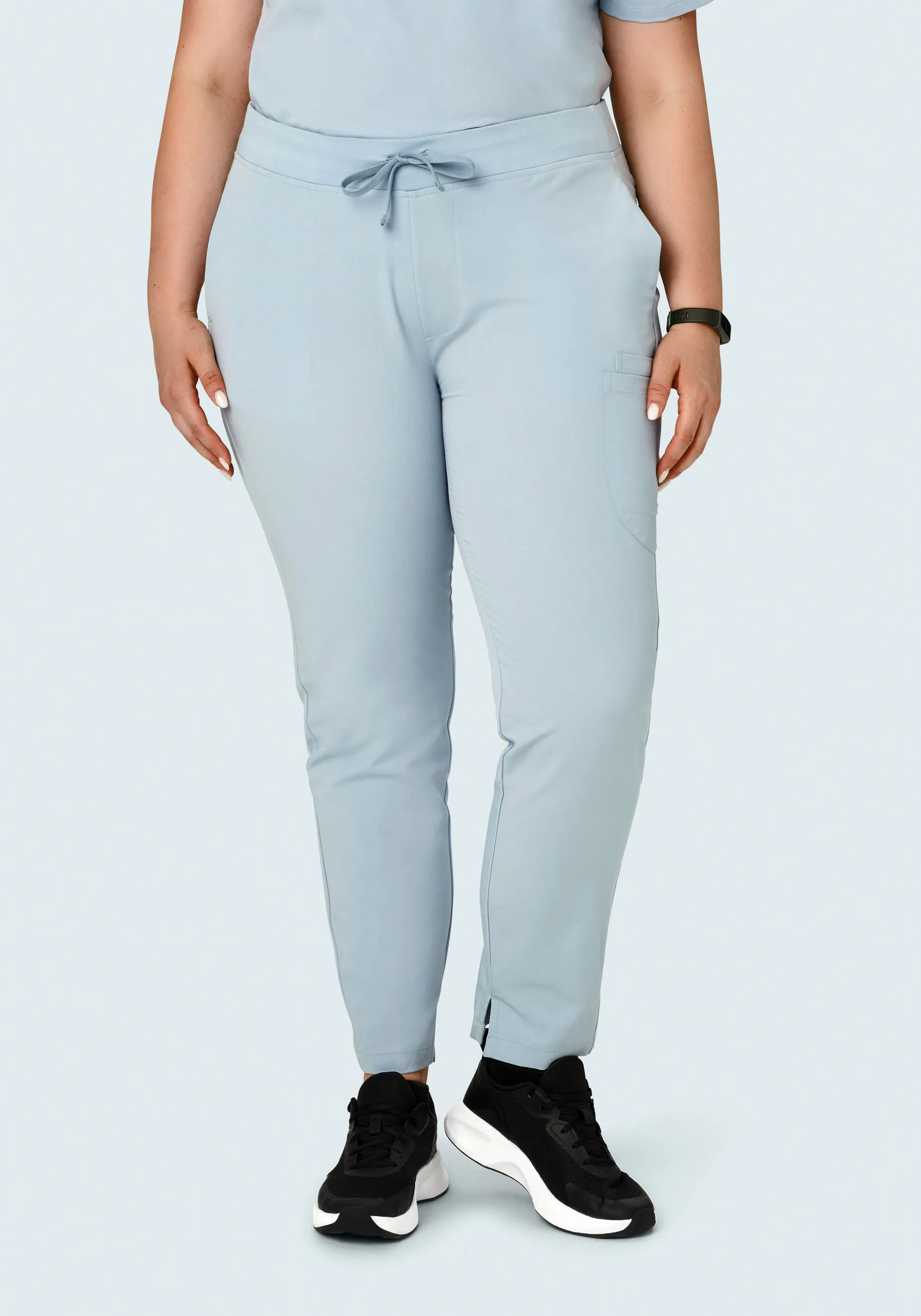 6 Pocket Slim Pants Powder Blue