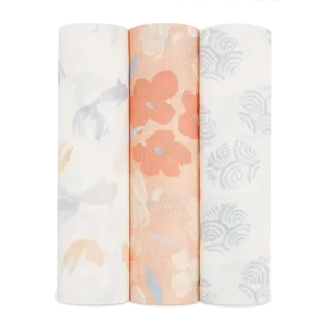 ADEN   ANAIS Silky Soft Swaddle (3 Pk) - Koi Pond