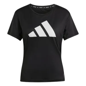 ADIDAS RUN IT TEE - WOMENS - BLACK