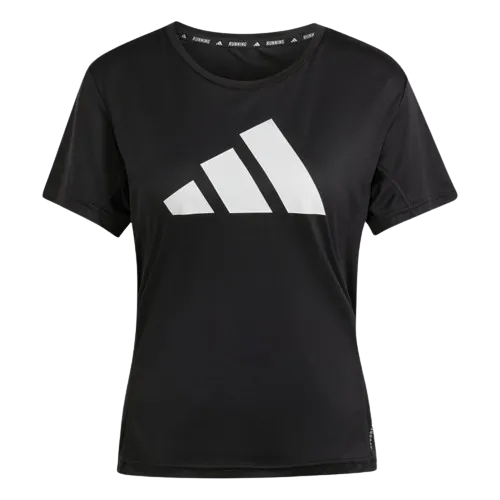 ADIDAS RUN IT TEE - WOMENS - BLACK