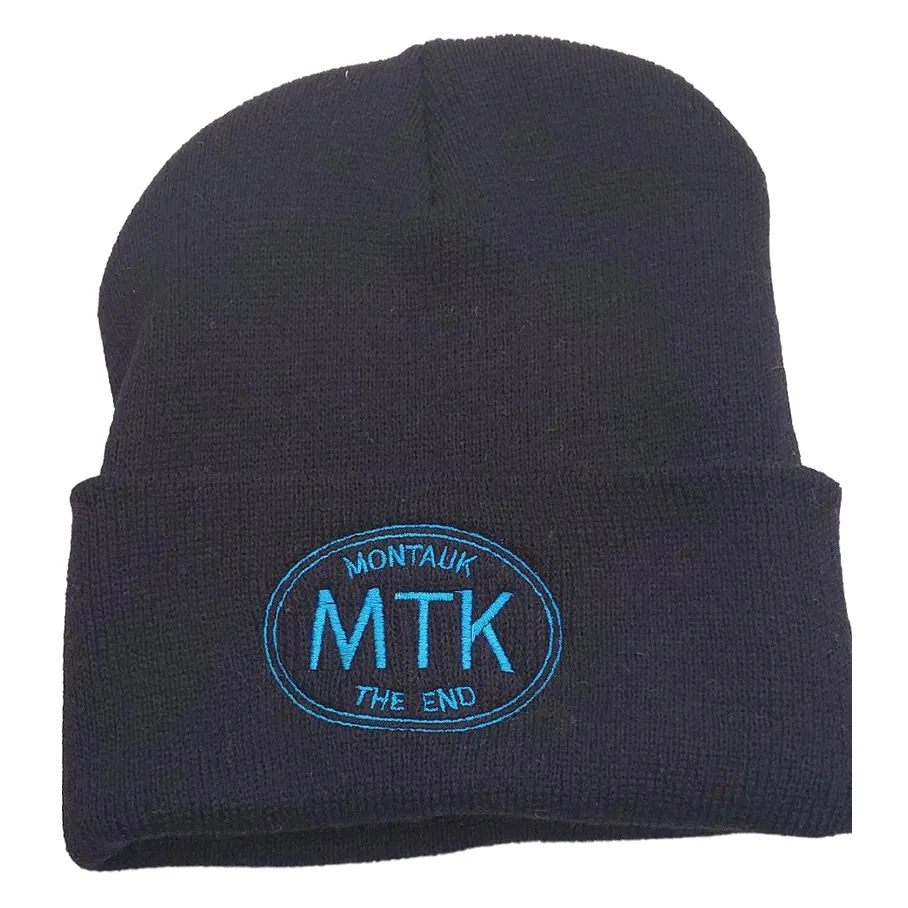 Adult Unisex Embroidered MTK Montauk The End Beanie