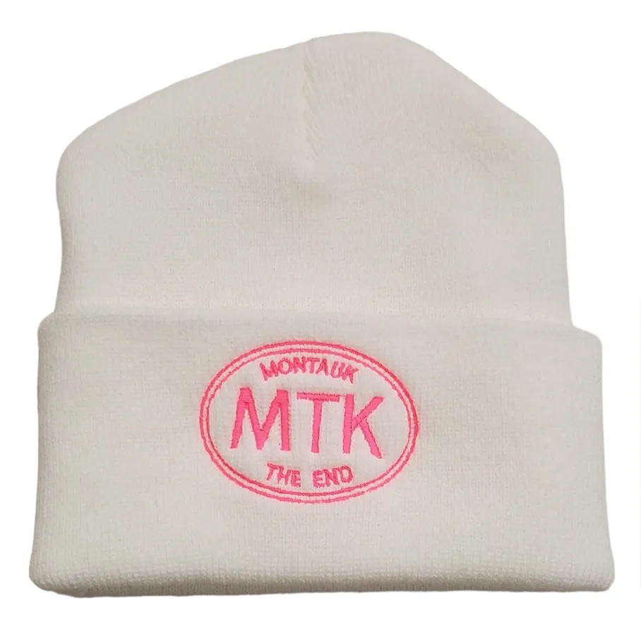 Adult Unisex Embroidered MTK Montauk The End Beanie