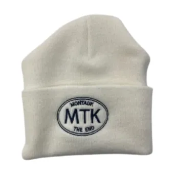 Adult Unisex Embroidered MTK Montauk The End Beanie