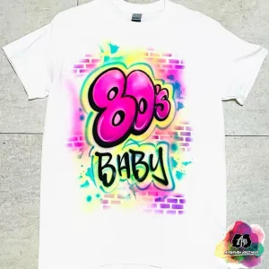 Airbrush 80s Shirt Design