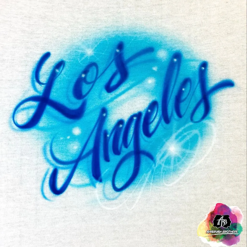 Airbrush Los Angeles Shirt Design