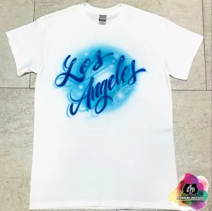 Airbrush Los Angeles Shirt Design