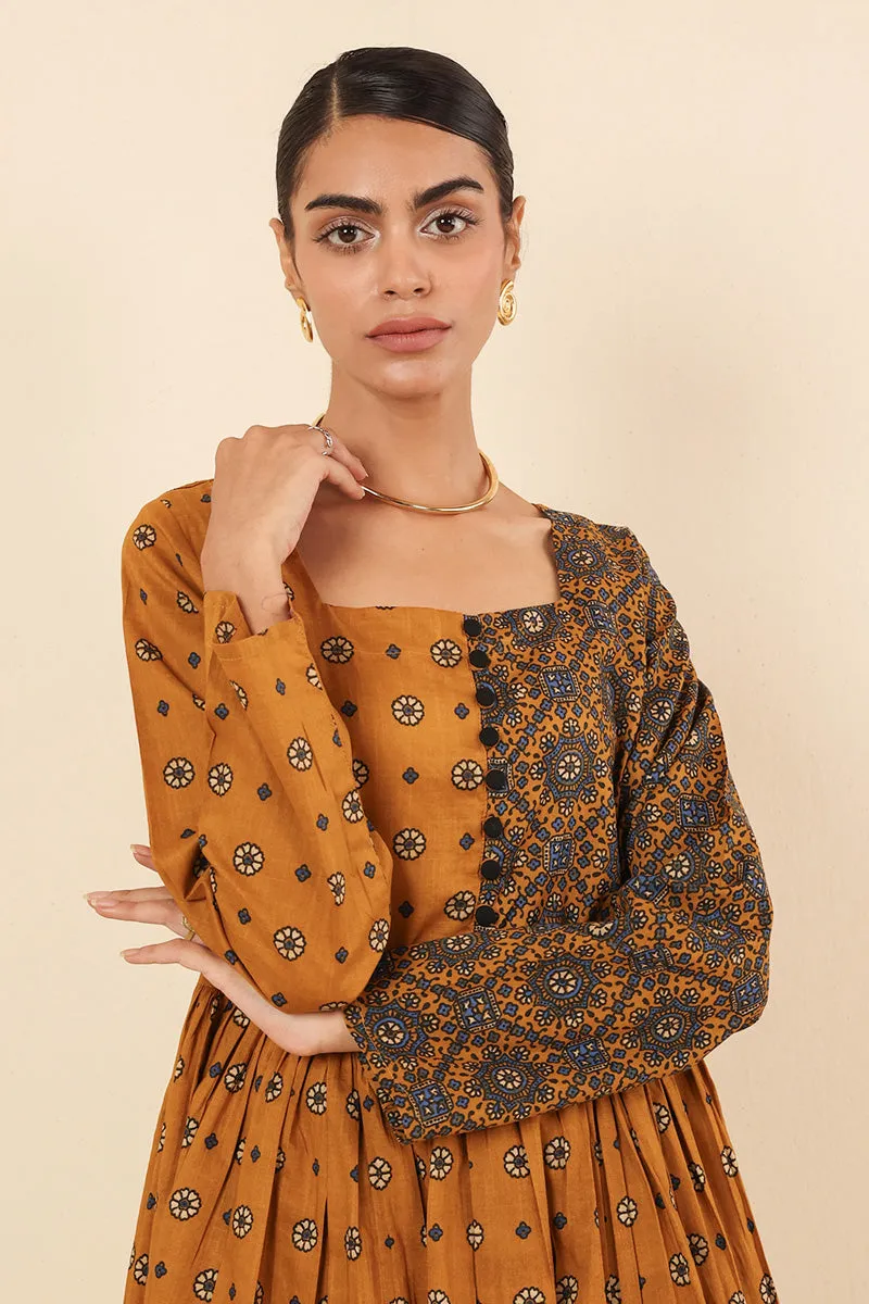 Ajrak Dress