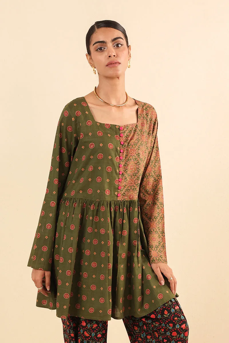 Ajrak Dress