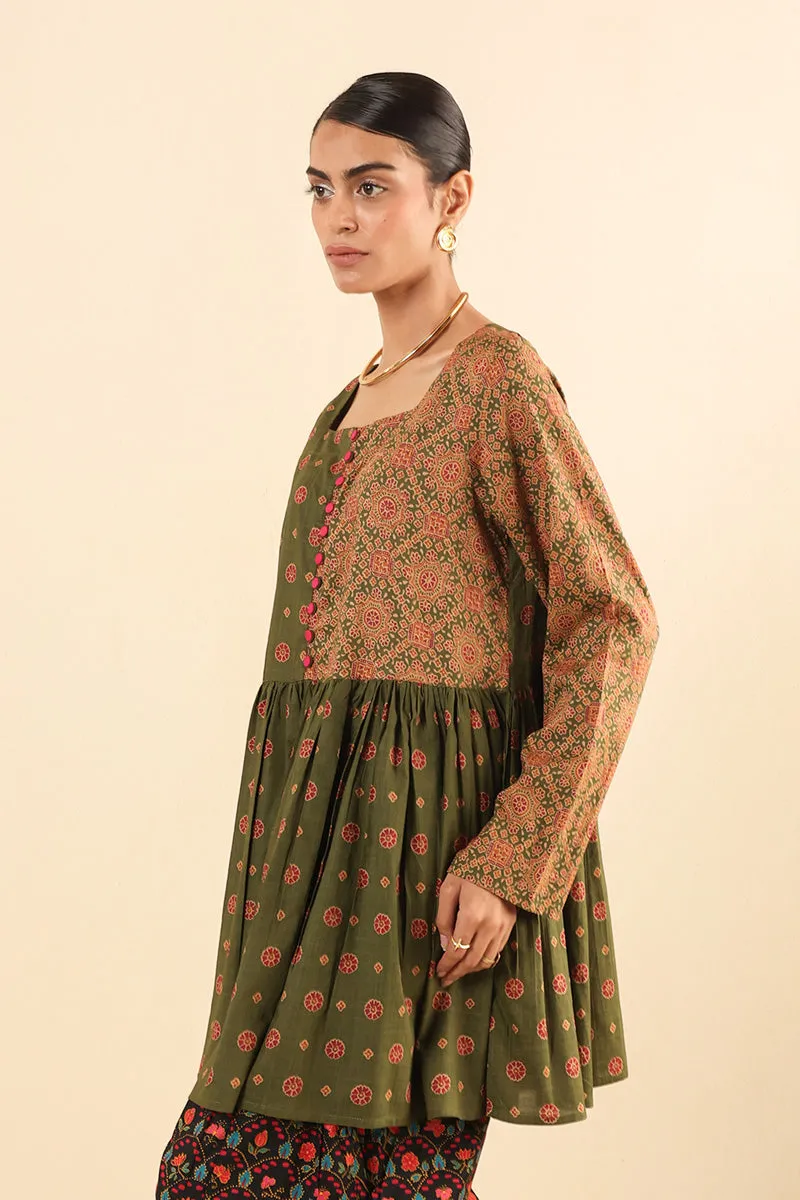 Ajrak Dress