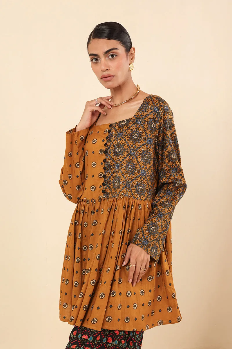 Ajrak Dress