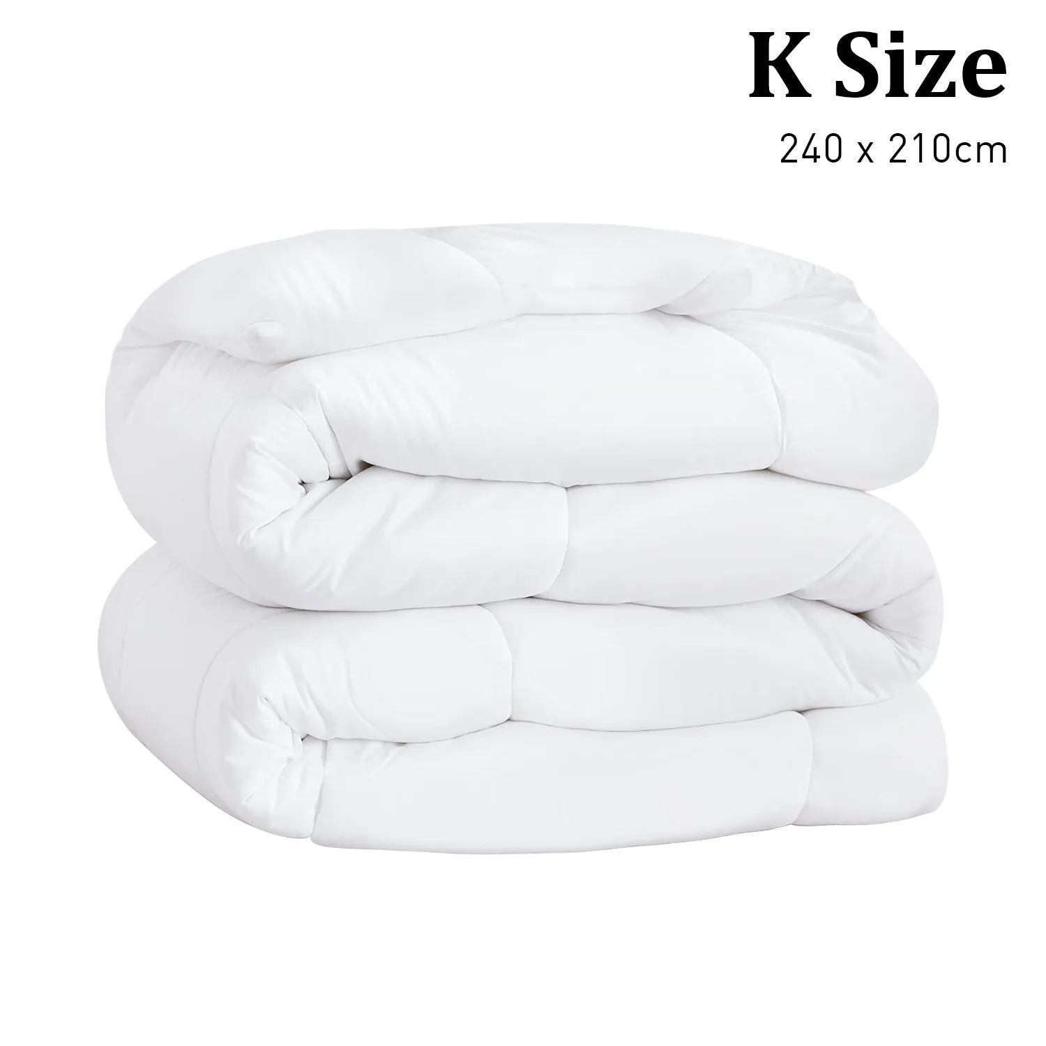 All-Natural 800GSM Goose Down Feather Comforter King - Laura Hill