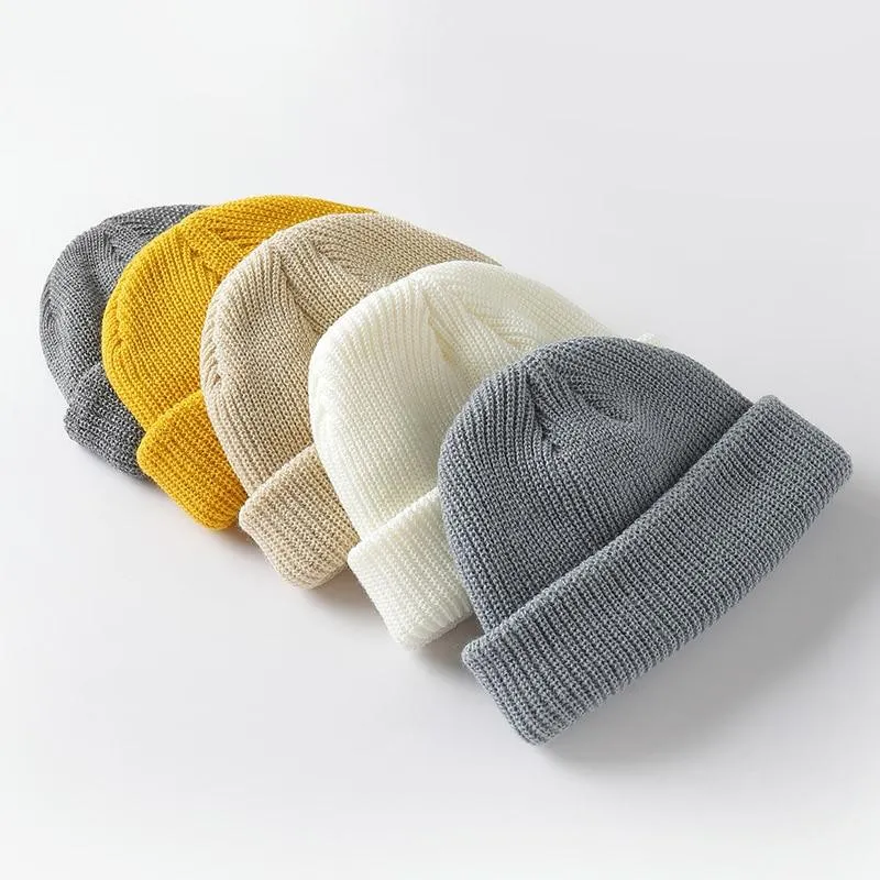 Arimonz Unisex Cotton Skull Cap Beanie In 10 Colors