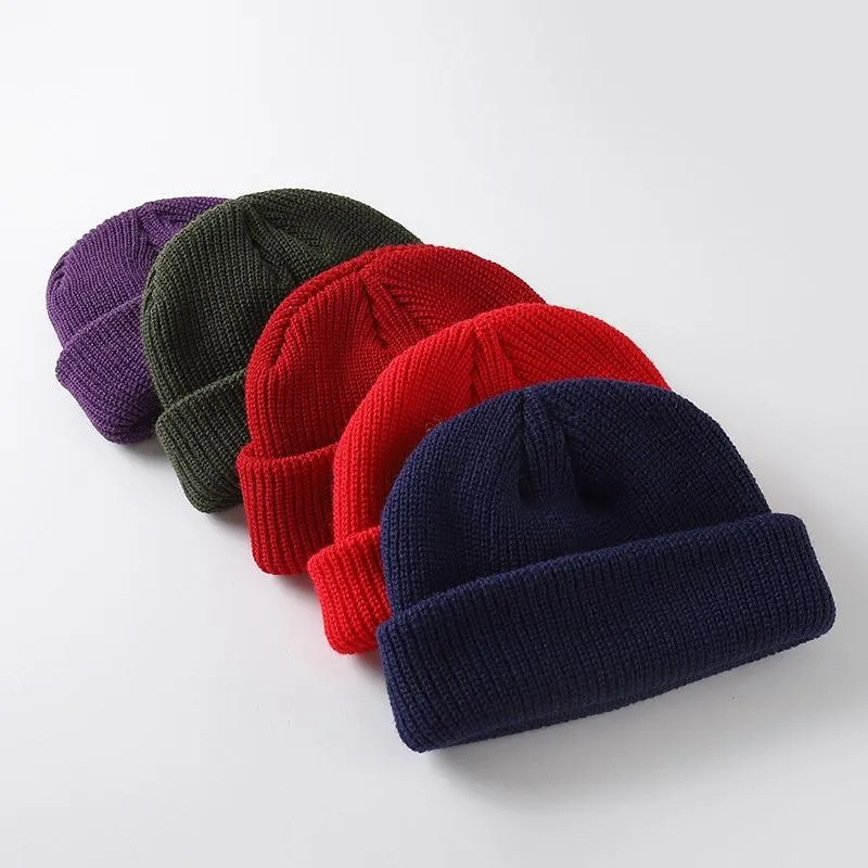 Arimonz Unisex Cotton Skull Cap Beanie In 10 Colors