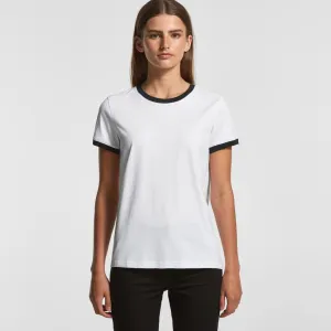 Ascolour Women's Ringer Tee (4053)