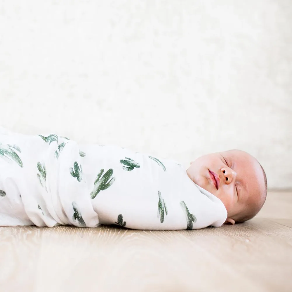 Bebe Au Lait - Bamboo Baby Swaddle - Saguaro