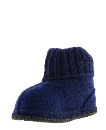 Bergstein Cozy Slippers Dark Blue