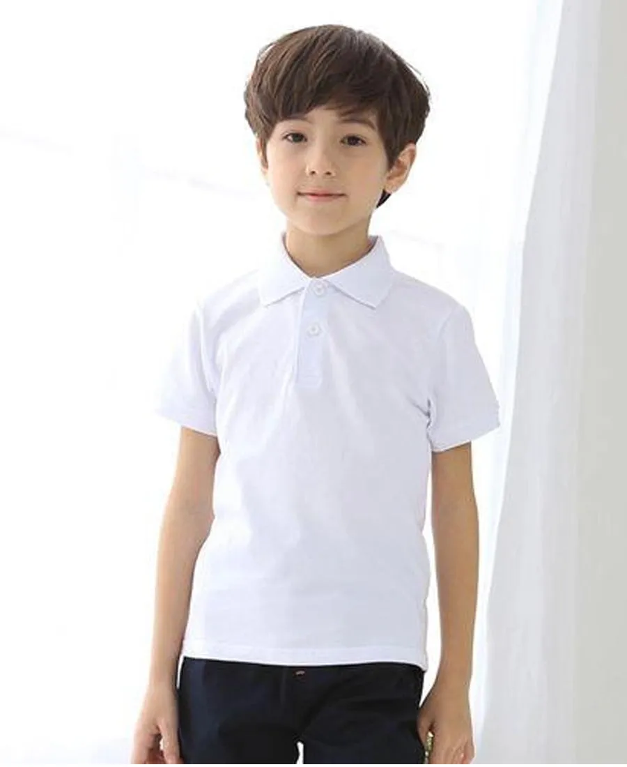 Boy's Polo Shirt Waterproof Popcorn Fabric