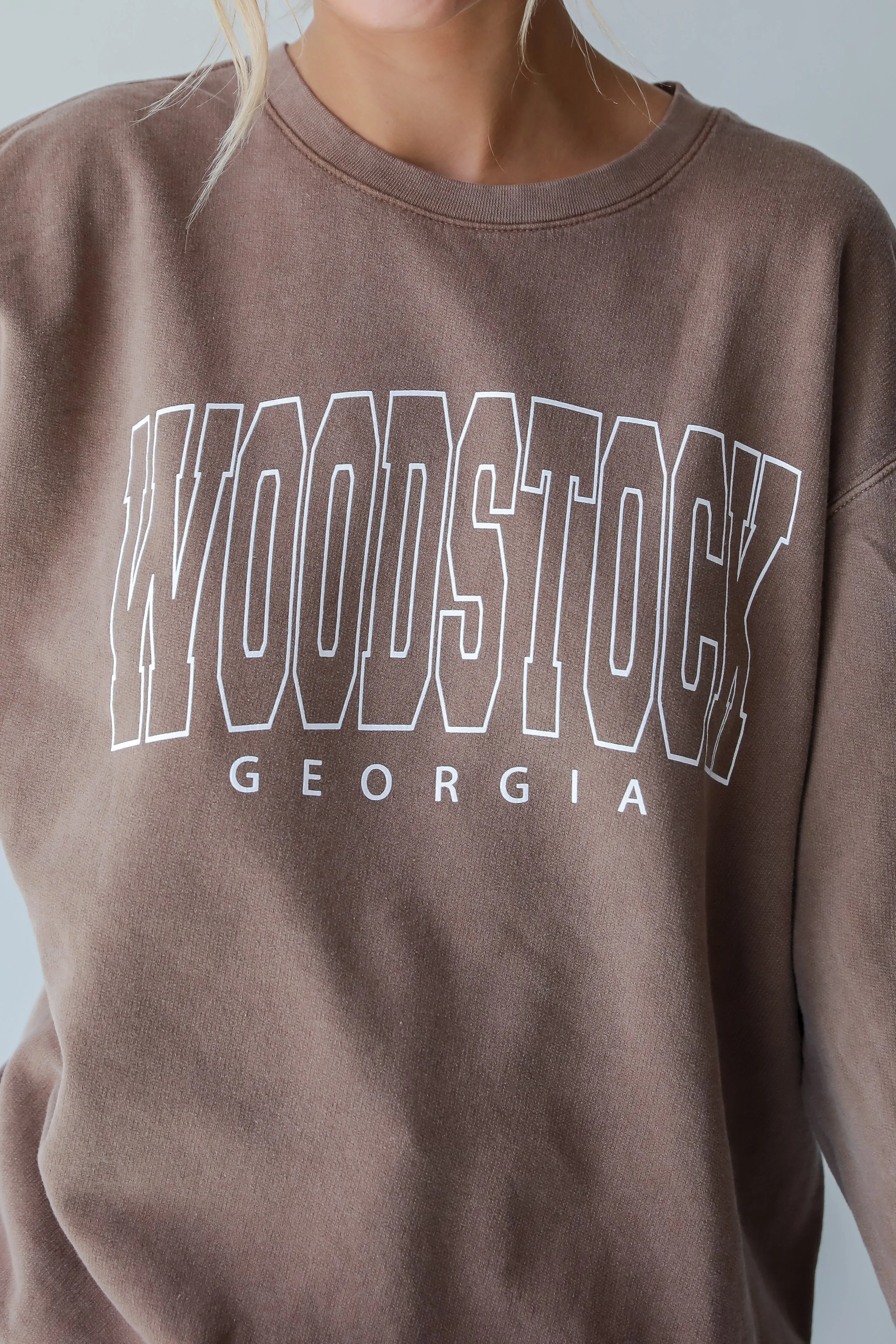 Brown Woodstock Georgia Sweatshirt