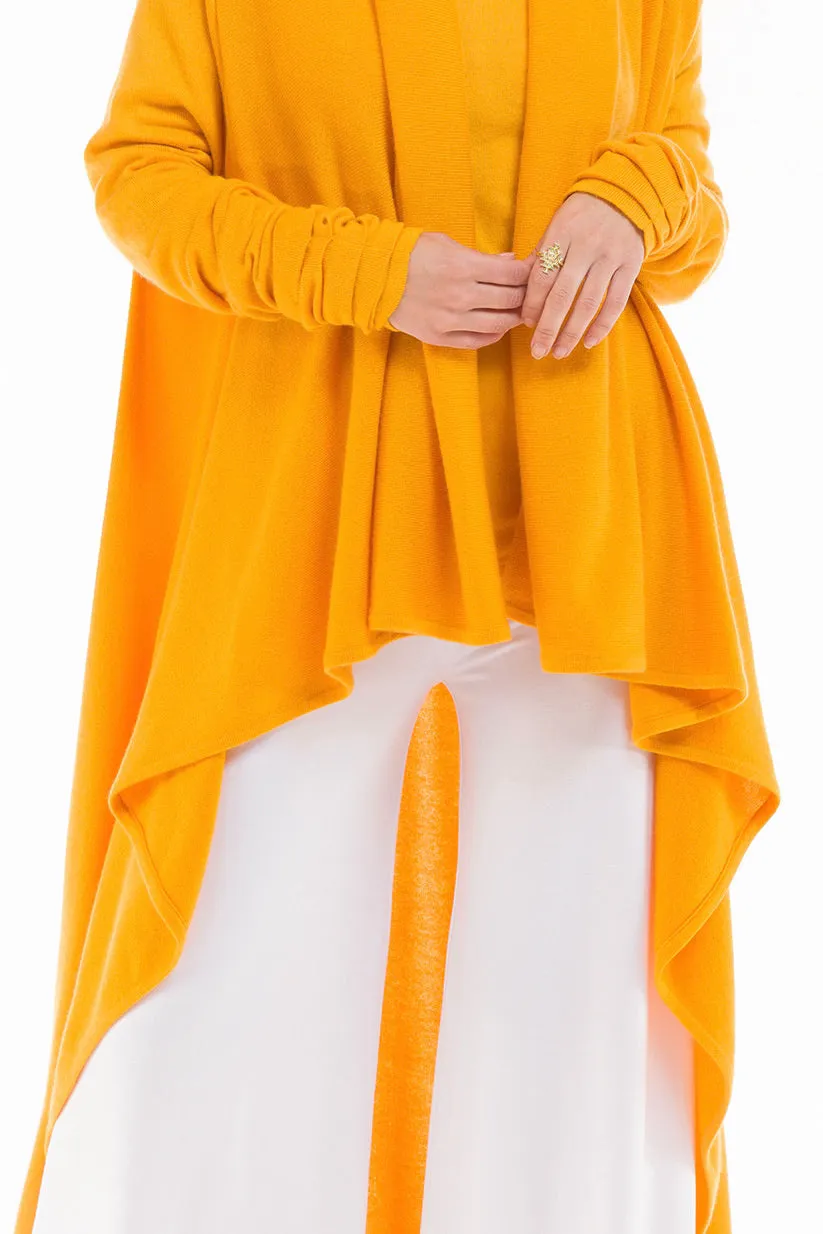 CASHMERE WATERFALL JACKET TIBETAN YELLOW