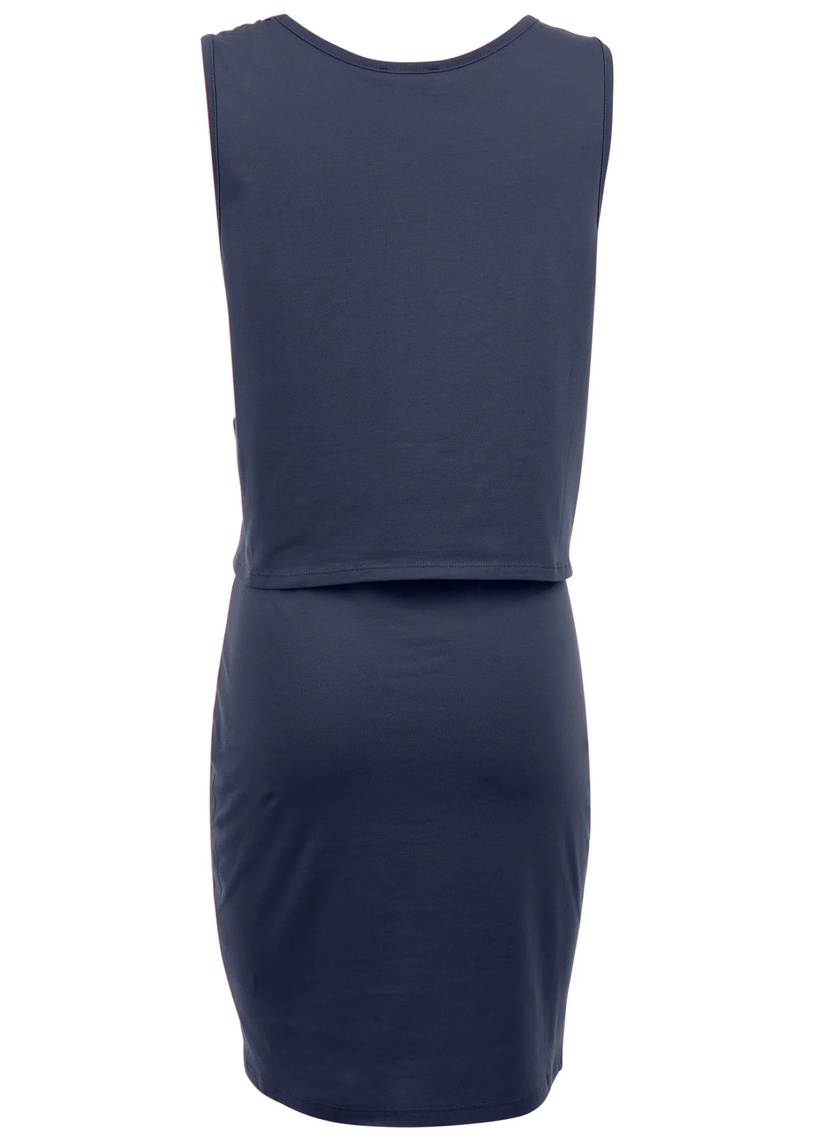 Casual Tank Dress - Navy