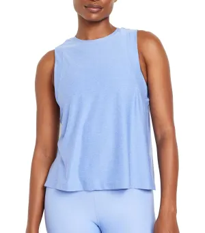 Cloud 94 Soft Split-Hem T-Shirt for Women Blue Overall