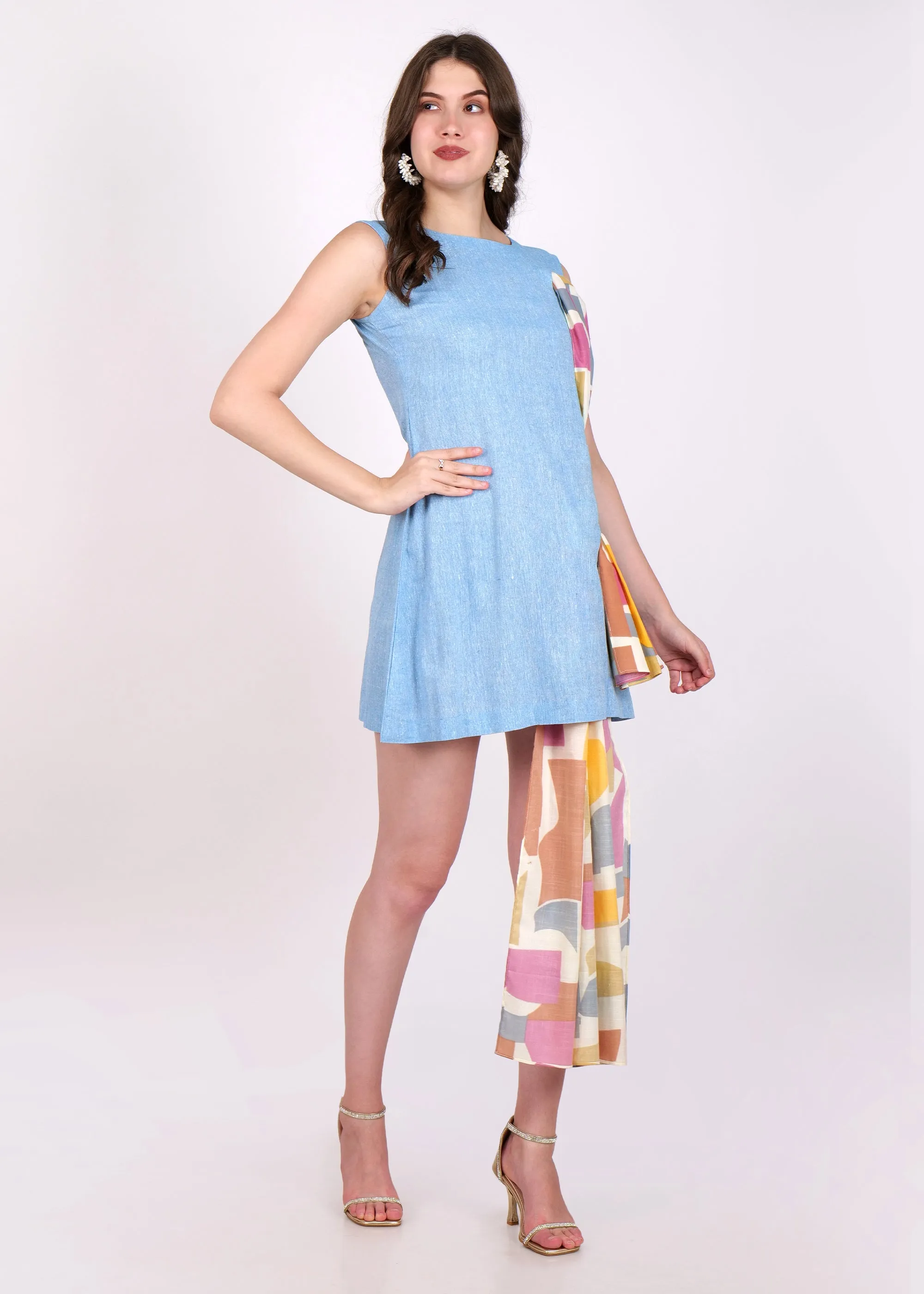 Coastal Charm Asymmetrical Dress