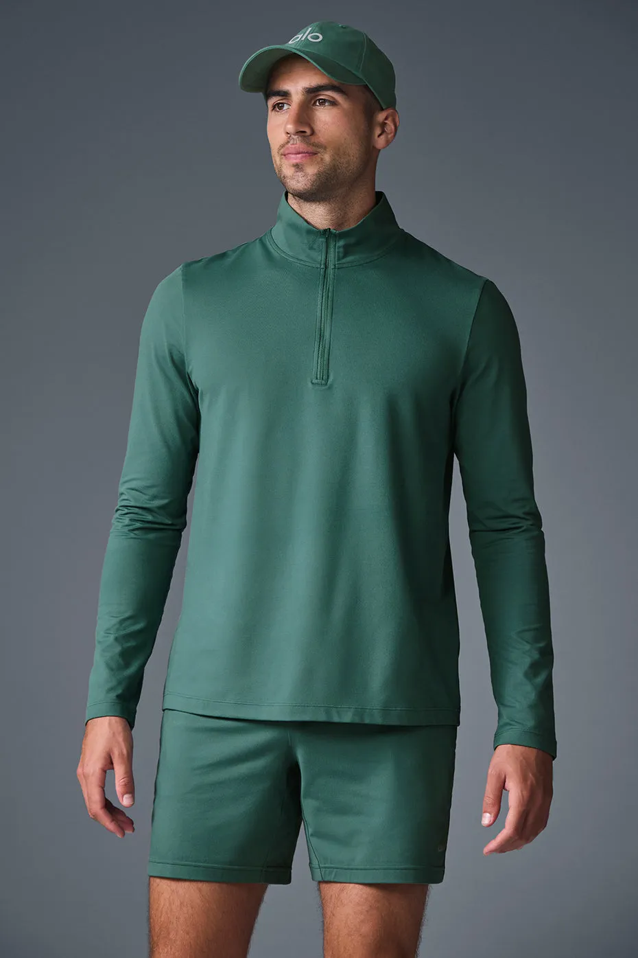 Conquer 1/4 Zip Reform Long Sleeve - Winter Ivy