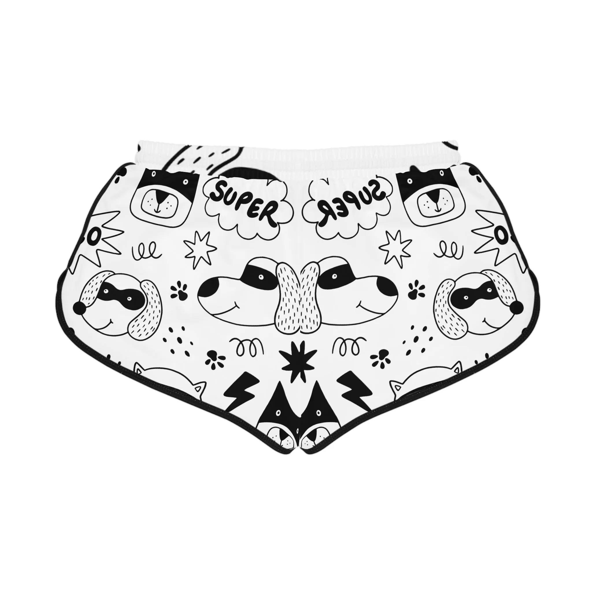 Doodle Dogs & Cats - Inovax Women's Relaxed Shorts