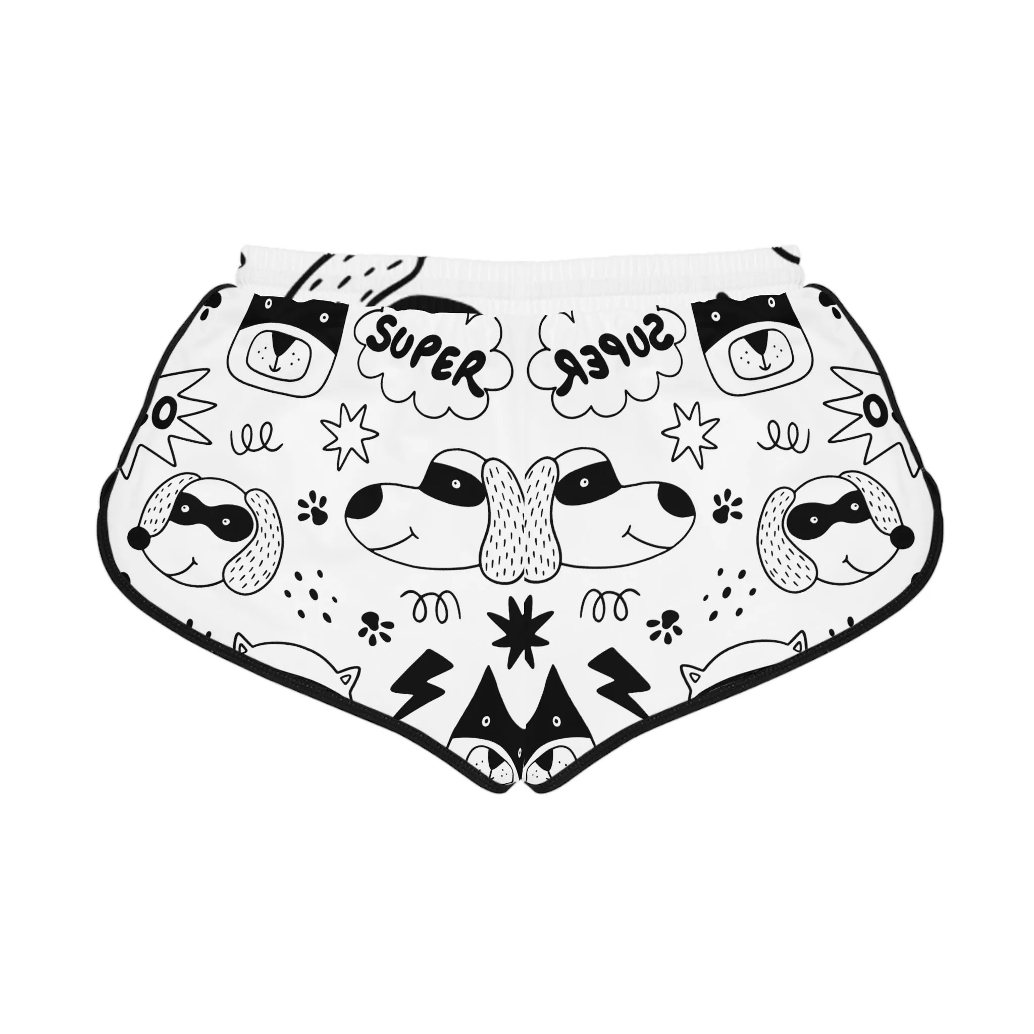 Doodle Dogs & Cats - Inovax Women's Relaxed Shorts