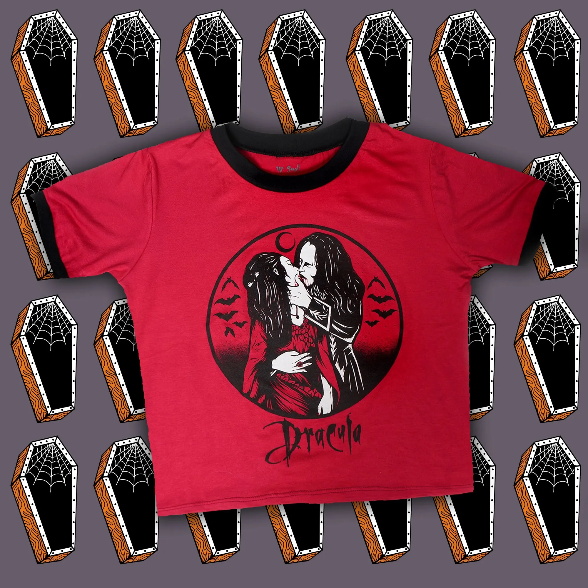 Dracula KISS Ringer Tee