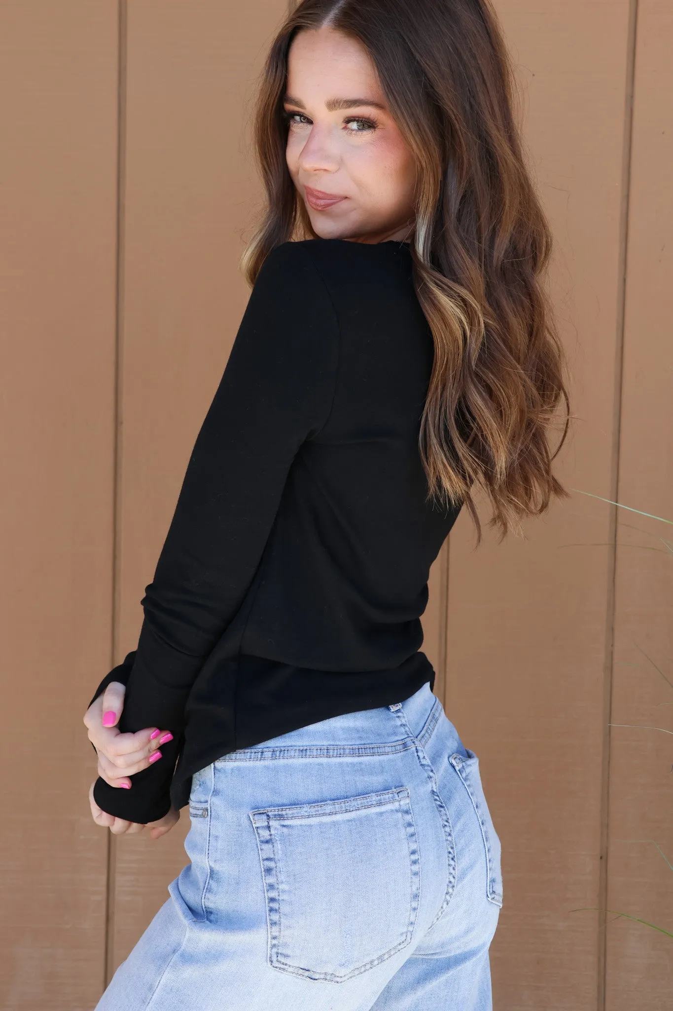 Easy Going Long Sleeve Top