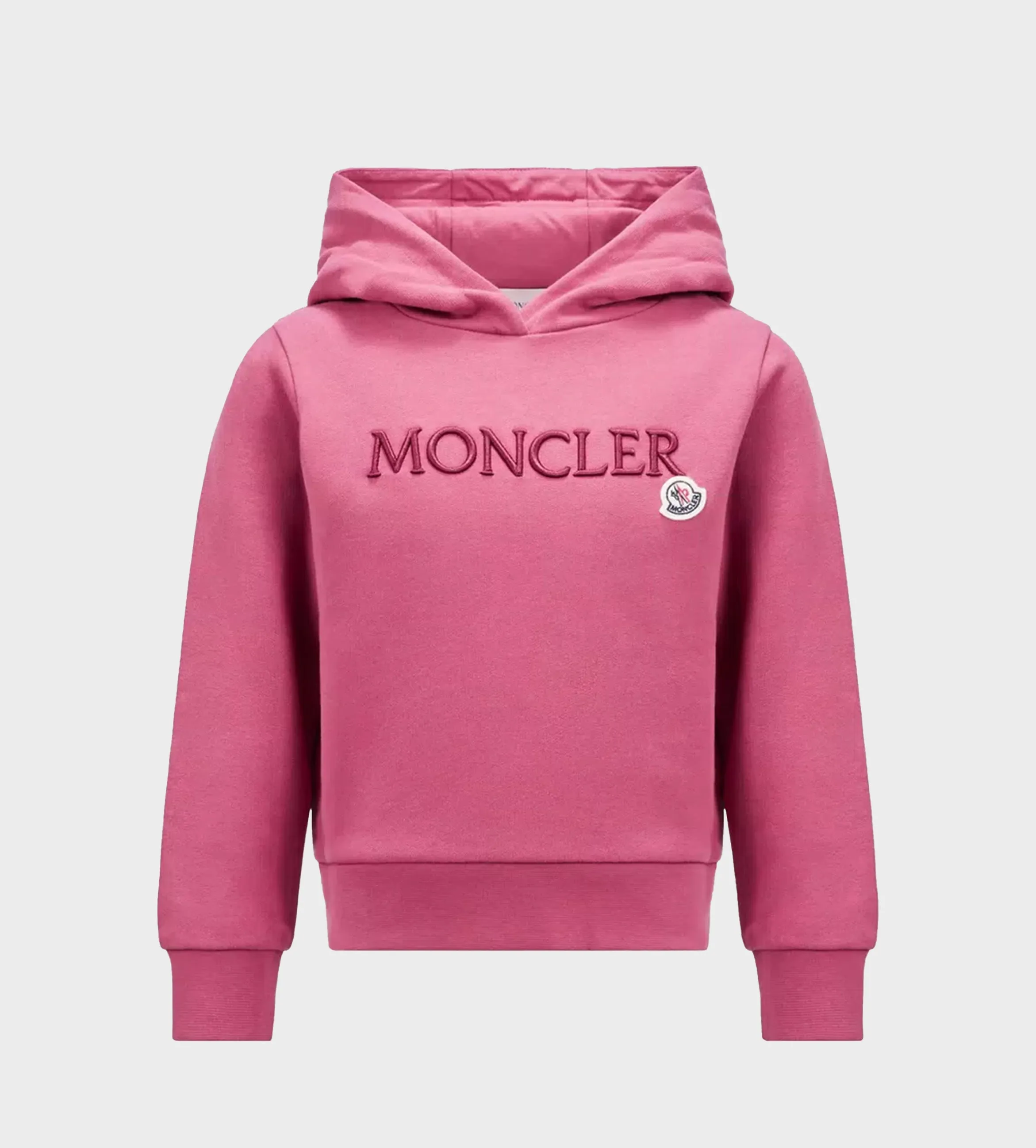 Embroidered Logo Hoodie Pink