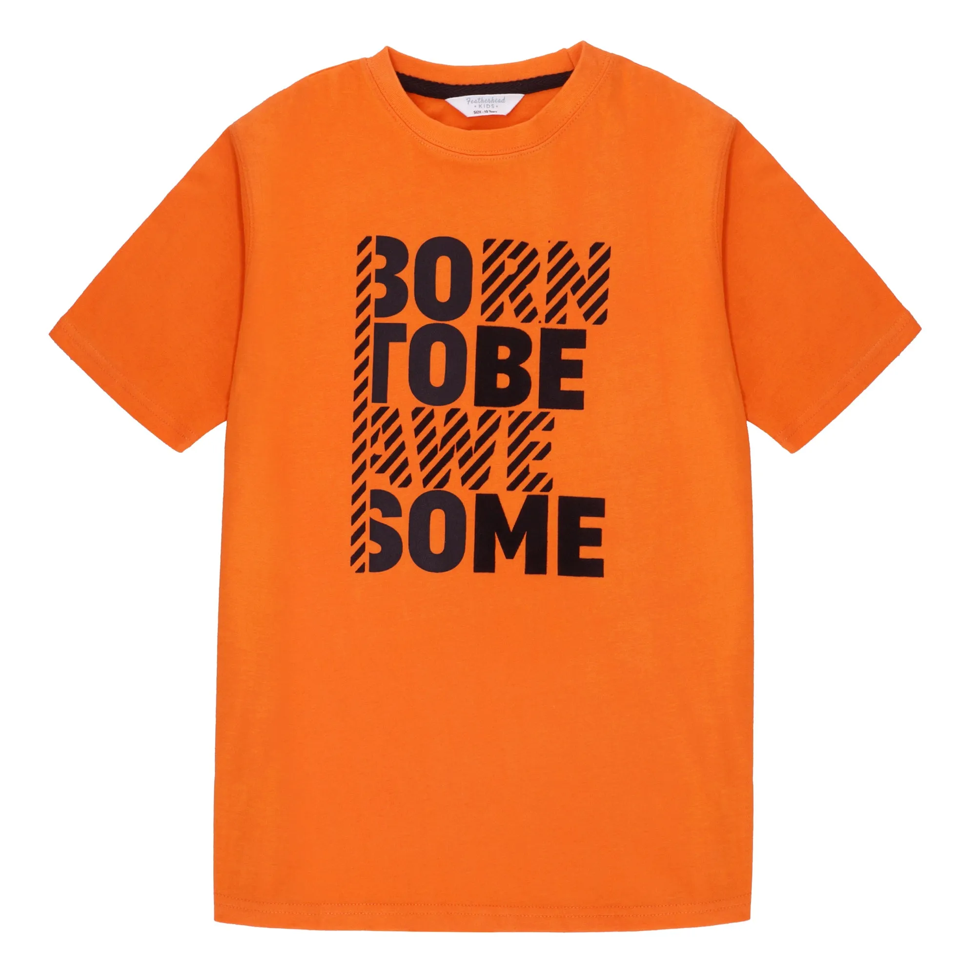 FB-3136 Orange T-Shirt - Born To Be Awesome