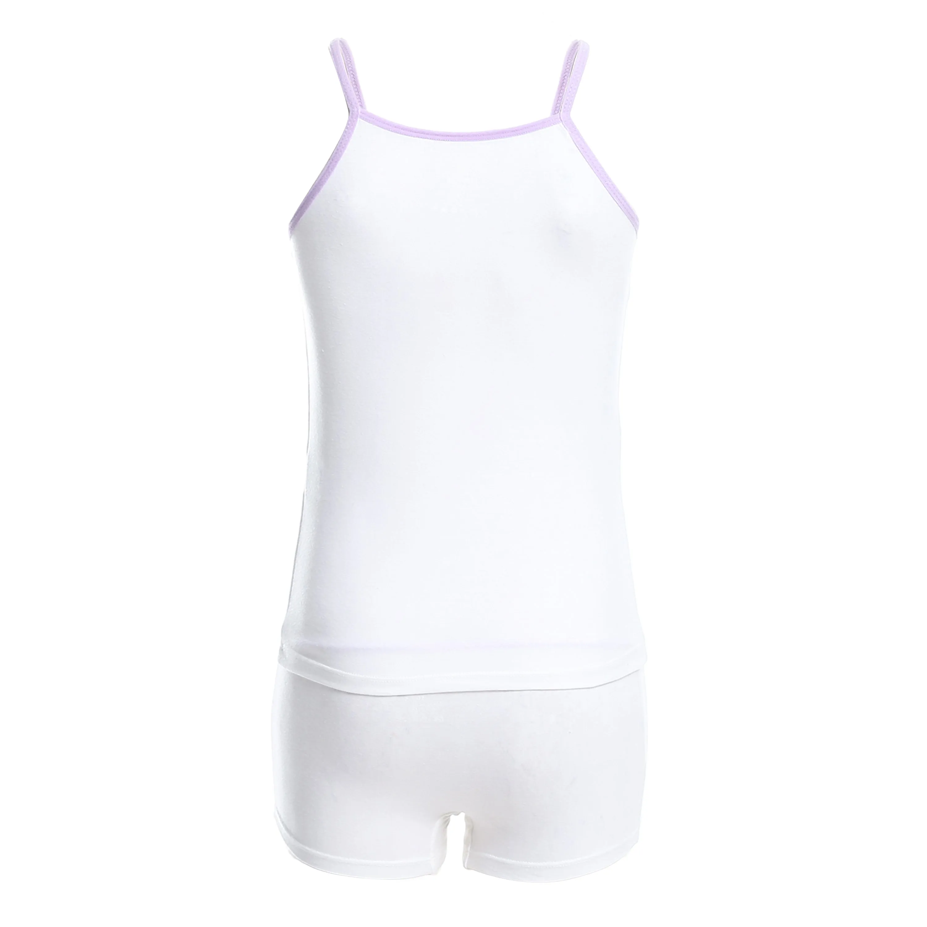 Girls' Hot Short And Top Set - White