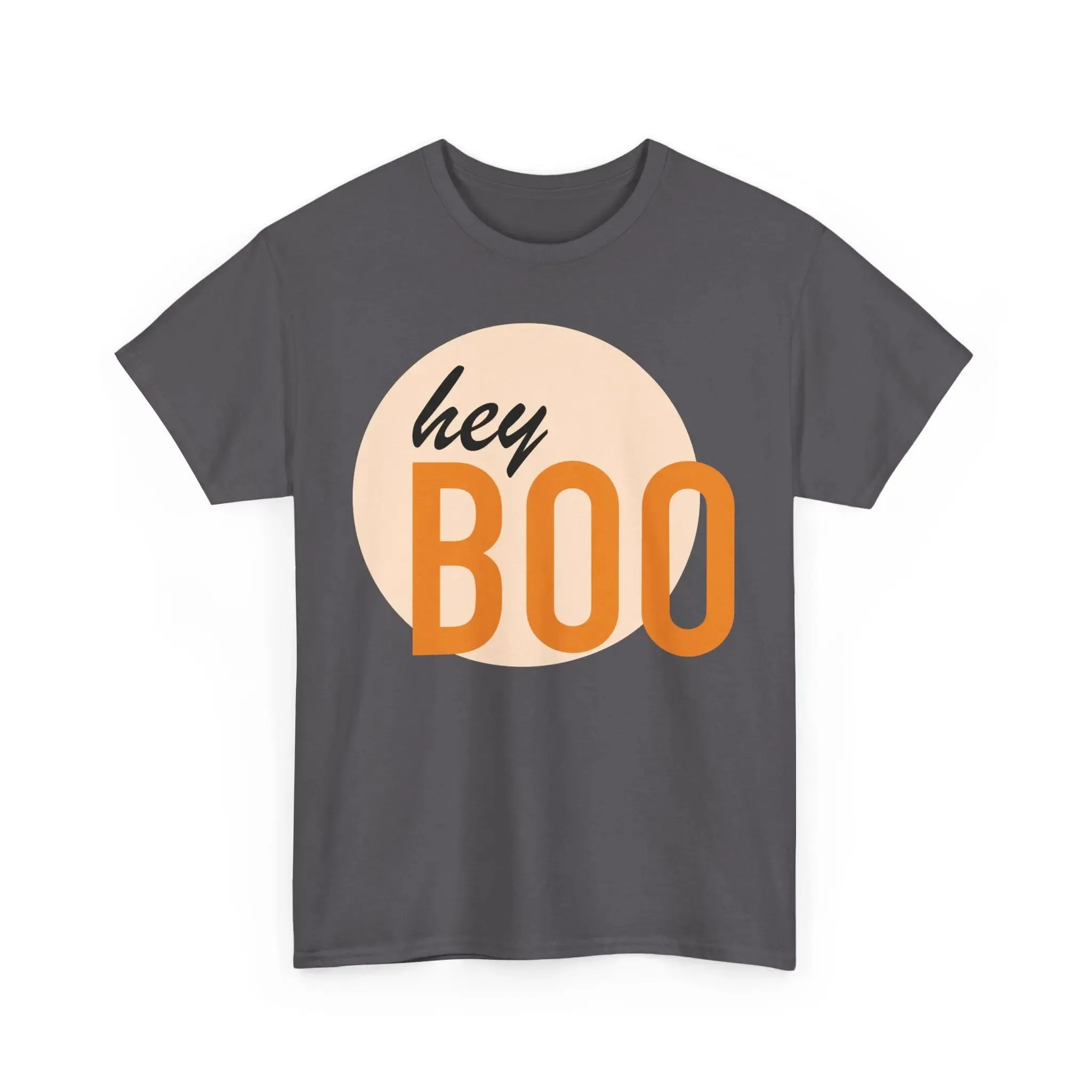 Hey Boo Halloween Tee Unisex Cotton T-shirt