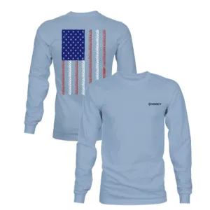 HOOey Liberty Roper ( Light Denim) - Mens Long Sleeve T-Shirt