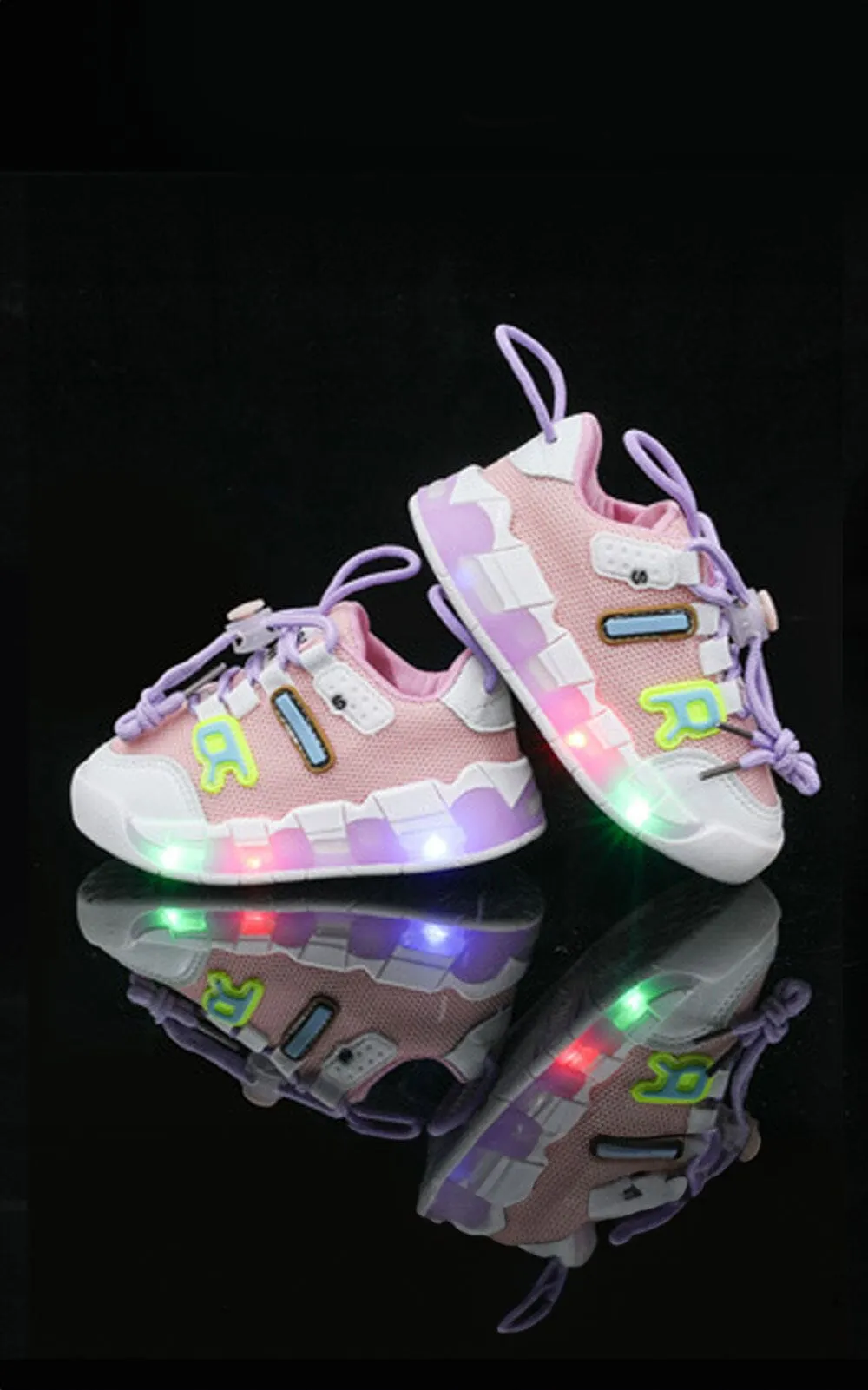 Kid's Premium LED Light-Up Sneakers