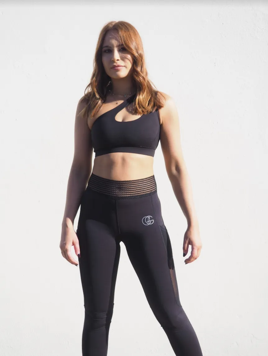 KYE ACTIVE CROP // BLACK