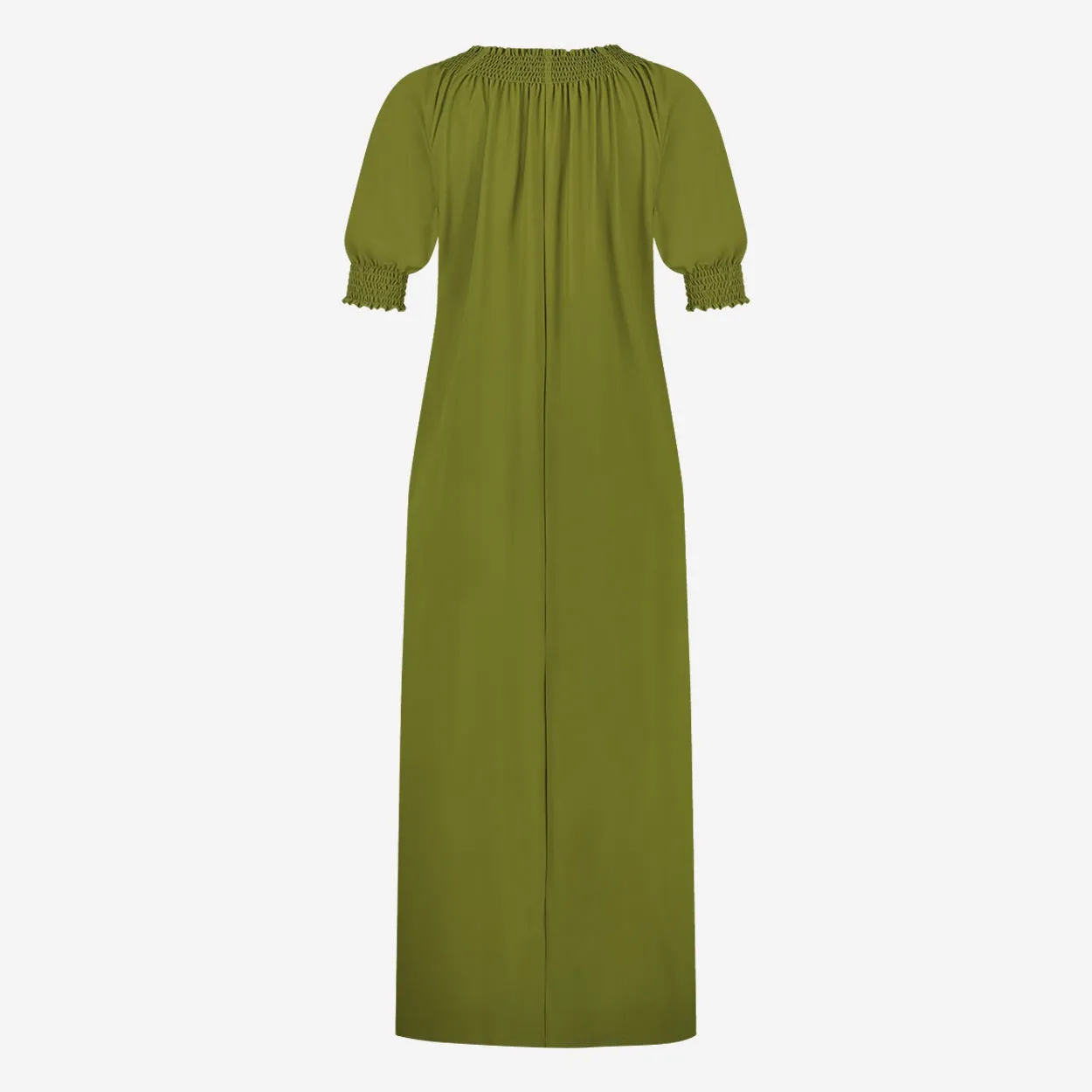 Lorna Dress Technical Jersey | Oliva green