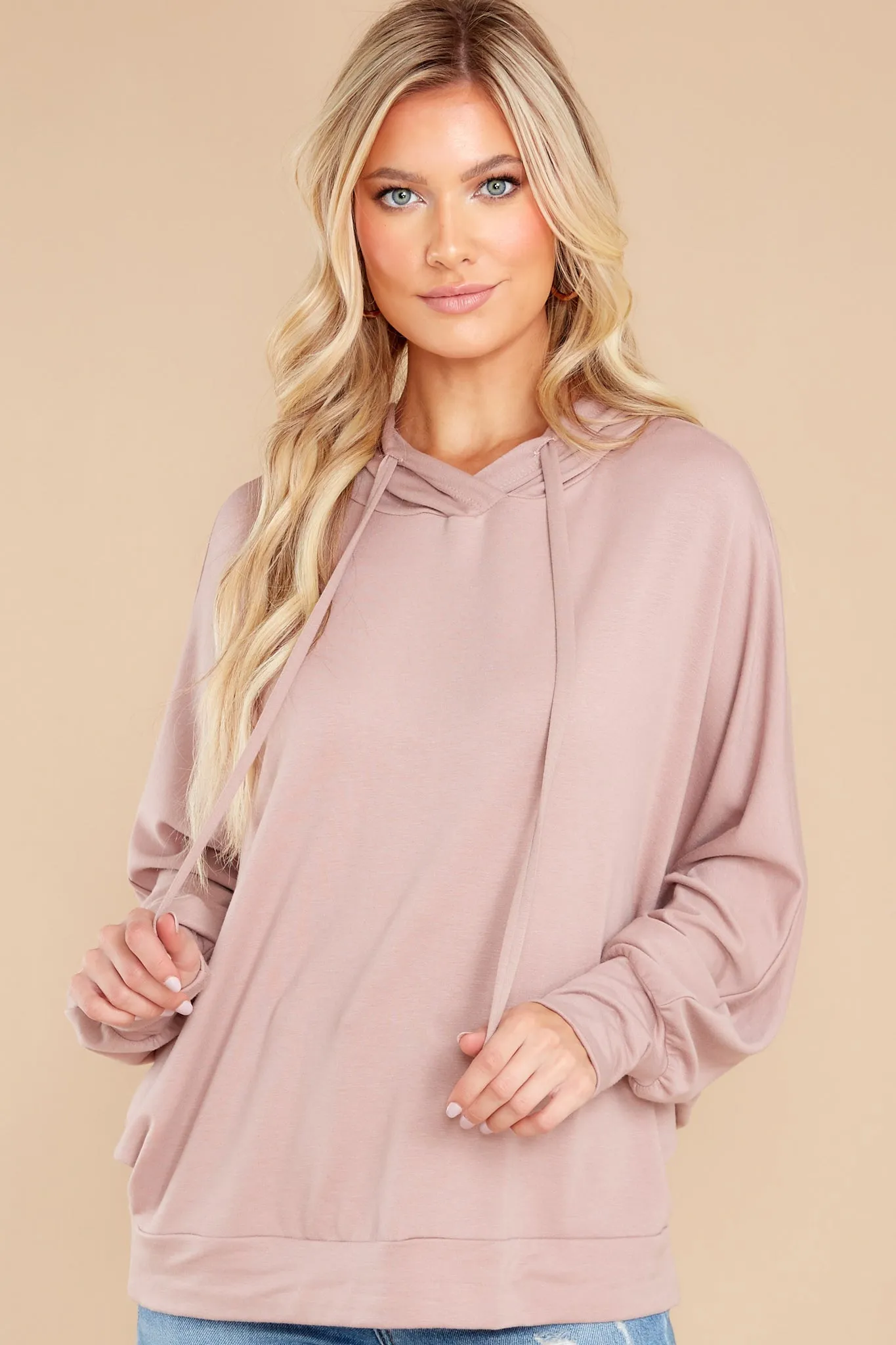 Meet At The Movies Blush Hoodie