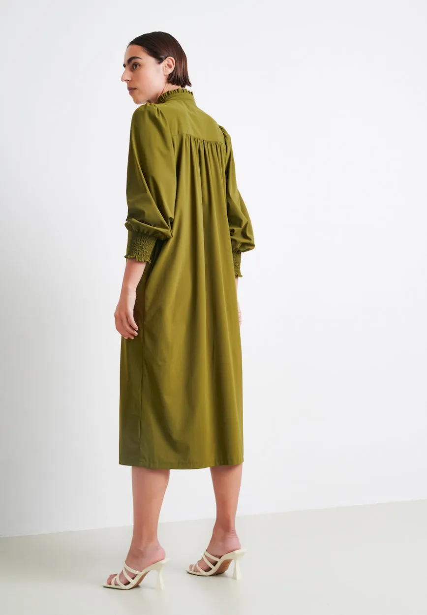 Oliver Dress Technical Jersey | Oliva green