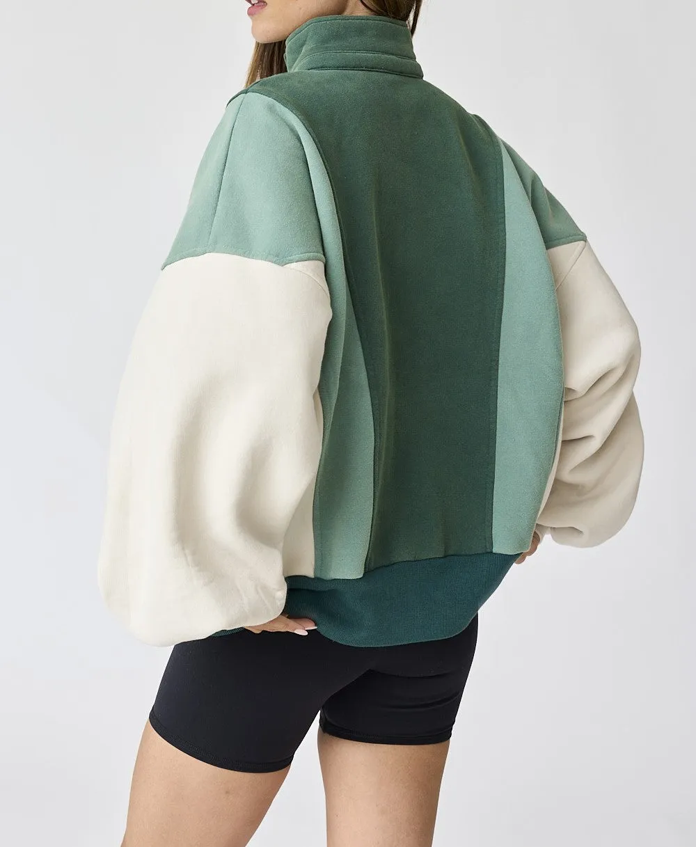 Oversized Colorblock Sweatshirt - 2 Colors!