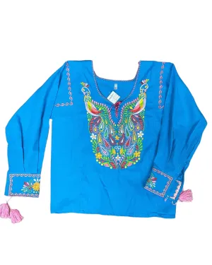 Peacock Blouse Blue