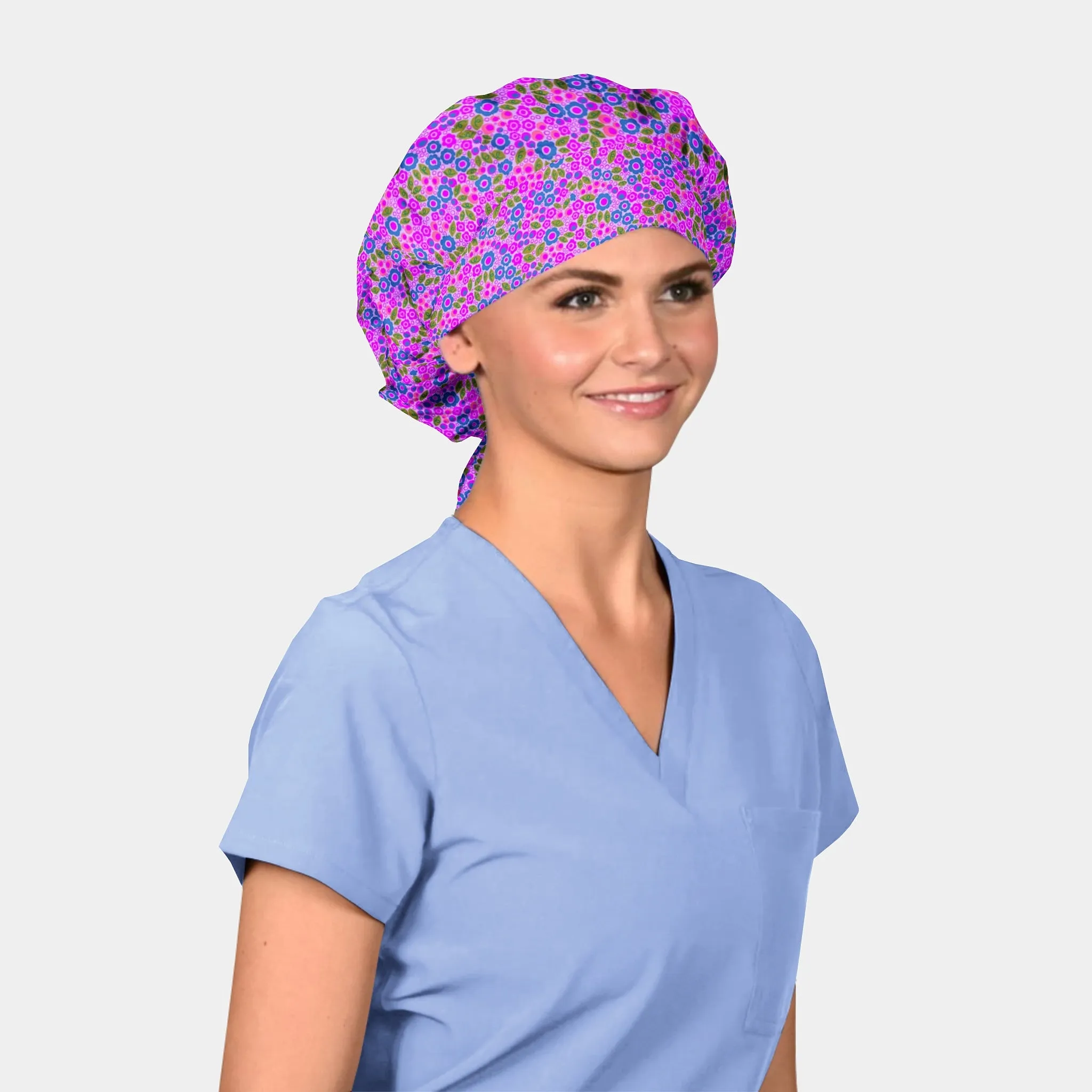 Petal Pop - Poppy Bouffant Surgical Caps