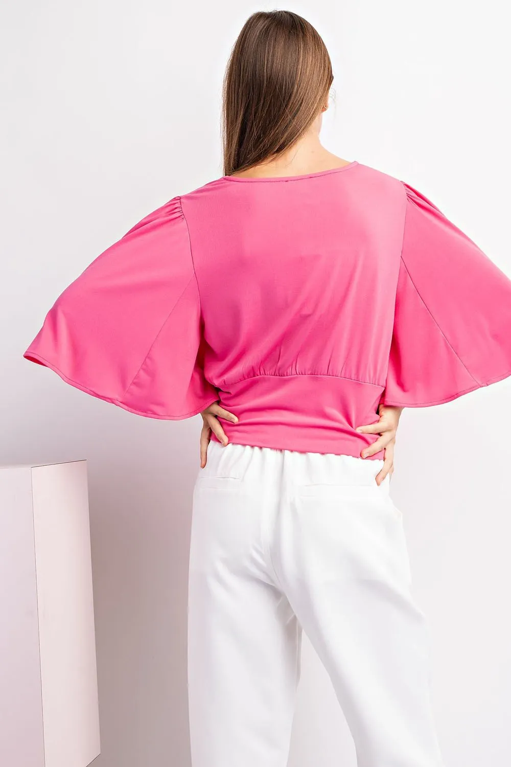 Pink Sassy Bell Top*