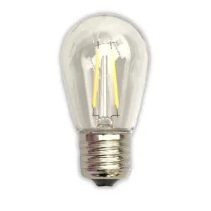 Plastic S14 Vintage Warm White LED Patio Bulb E26 Base