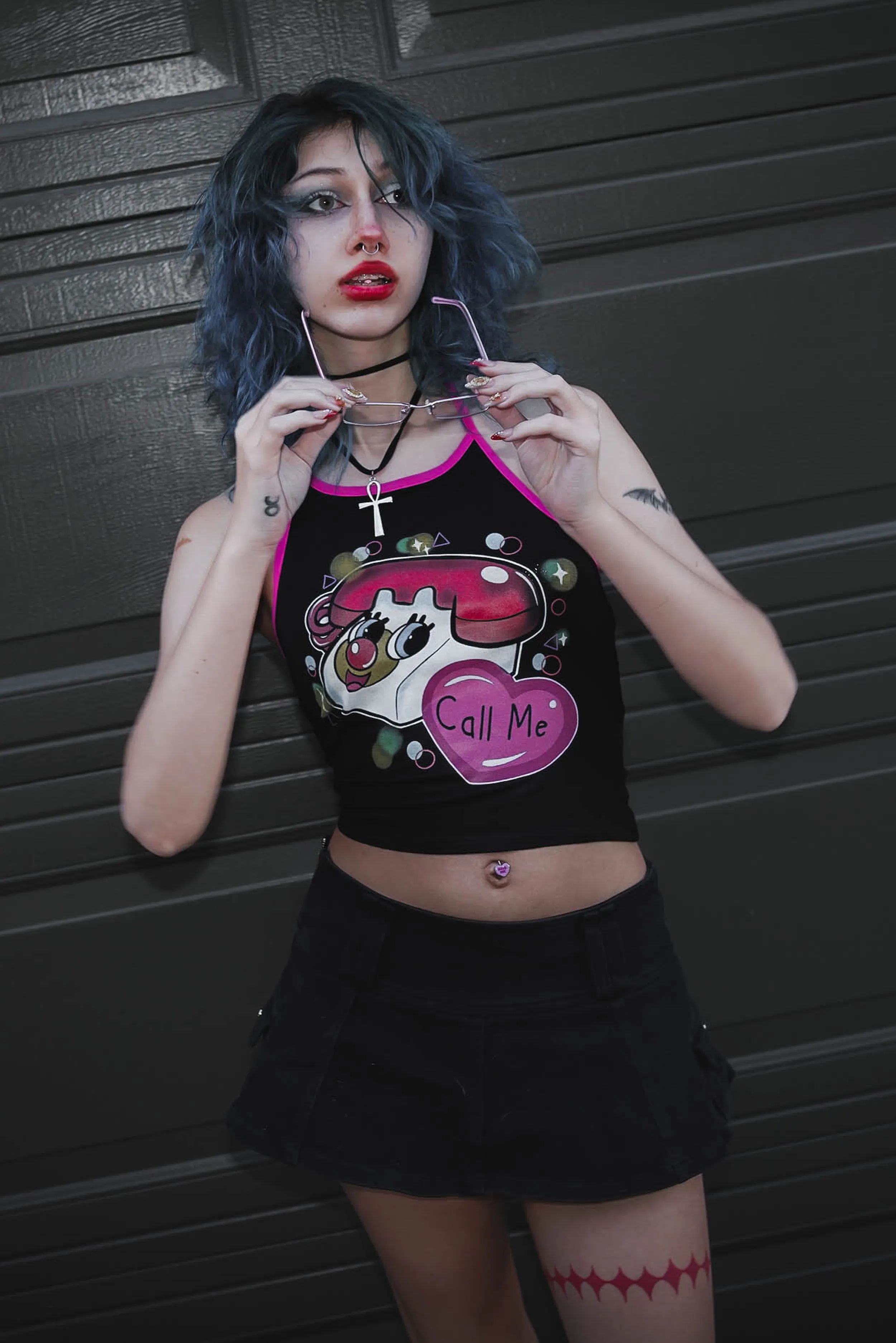 Powerpuff Hotline Halter Top or Ringer Tee